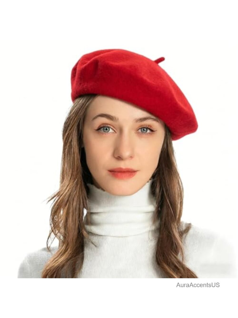 90% Wool French Beret Hat Solid Color Classic Artist Cap